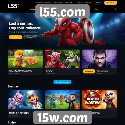 Experiência do usuário no site de l55.com